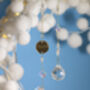 Personalised Rainbow Crystal Charm With Engraved Disc, thumbnail 7 of 9