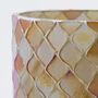 Noori Pineapple Mosaic Glass Tealight, thumbnail 2 of 4