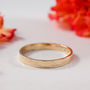 Wedding Bands In 9ct Yellow Recycled Gold, thumbnail 2 of 5