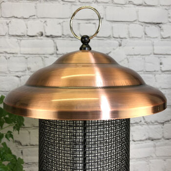 Giant Copper Style Seed Bird Feeder, 3 of 7