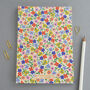Colourful Floral Perfect Bound Notebook, thumbnail 2 of 5