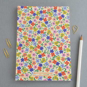 Colourful Floral Perfect Bound Notebook, 2 of 5