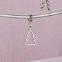 Sterling Silver Christmas Tree Charm, thumbnail 4 of 7