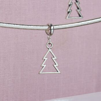 Sterling Silver Christmas Tree Charm, 4 of 7