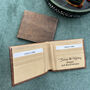 Personalised Genuine Leather Wallets, Father's Day Gift, thumbnail 2 of 6