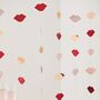 Rose Gold, Red And Pink Foiled Lip Party Backdrop, thumbnail 1 of 2