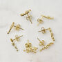 Valini Zodiac Constellation Earrings 18 K Gold Plated, thumbnail 3 of 10