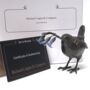 Limited Edition Bronze Wren With Bluebells Figurine, thumbnail 2 of 6
