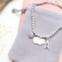 Guinea Pig Personalised Charm Bracelet, thumbnail 6 of 10