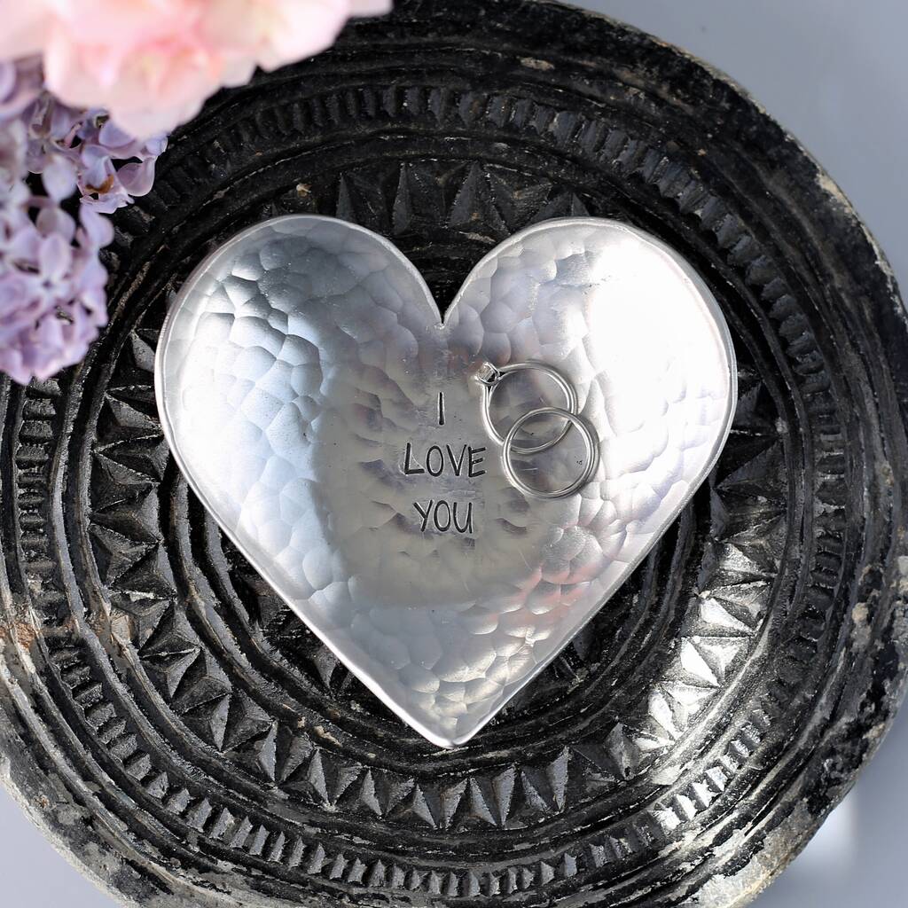 Aluminium Heart Dish 10th Anniversary, 1 of 11