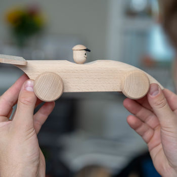 Personalised Wooden Car / Push Along Toy, 3 of 4