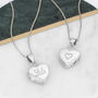 Personalised Sterling Silver Heart Locket Necklace, thumbnail 1 of 7