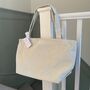 Personalised Corduroy Ribbed Large Tote Bag, thumbnail 3 of 5