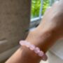 You Are Loved Rose Quartz Bath Bomb And Bracelet Gift, thumbnail 4 of 6