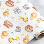 Noahs Ark Christening Wrapping Paper Roll Or Folded, thumbnail 2 of 3