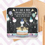 Funny Antisocial Birthday Card Let Me Eat My Cake Cheeky Teenager Son Daughter, thumbnail 1 of 6