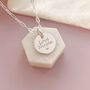 Silver Paper Clip Necklace With Personalised Disc 18'', thumbnail 2 of 4