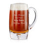 Personalised Bubble Base Beer Glass Tankard, thumbnail 1 of 6