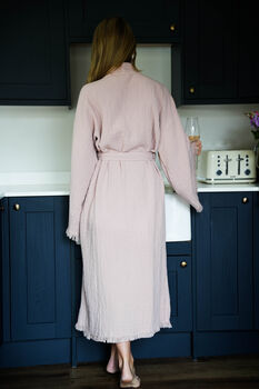 Long Organic Cotton Cloud Robe, 6 of 7