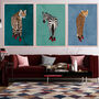 Custom Personalised Tiger In Heels Art Print, thumbnail 3 of 9