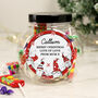 Personalised Gonk Christmas Sweet Jar, thumbnail 1 of 5