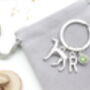 Whippet | Greyhound Personalised Keyring, thumbnail 4 of 8