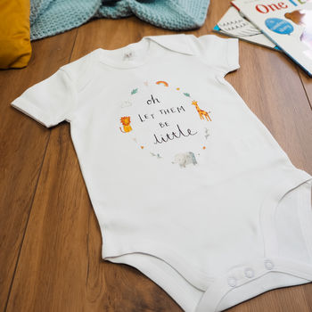 'Oh Let Them Be Little' Animal Babygrow, 2 of 2