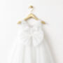 Fern In Ivory White ~ Flower Girl Dress, thumbnail 2 of 8