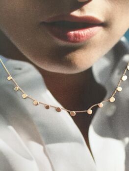 Stardust Demi 9ct Gold Necklace, 6 of 6