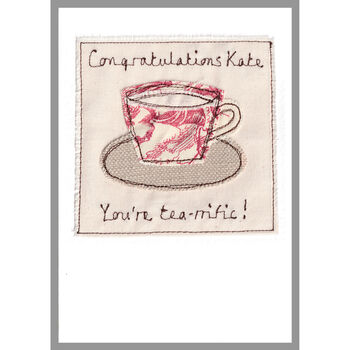 Personalised Tea Cup China 20th Anniversary Card, 12 of 12