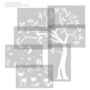 Woodland Tree And Animals Stencil Pack, thumbnail 9 of 12
