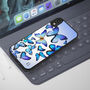 Blue Butterfly iPhone Case Personalised, thumbnail 2 of 2