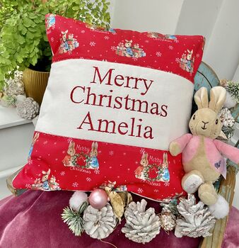 Merry Christmas Cushion, 3 of 9