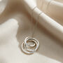 Personalised Family Names Russian Ring Necklace, thumbnail 3 of 12