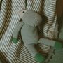 Fairtrade Crochet Baby Soft Toy Hippo Rattle, thumbnail 6 of 6
