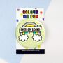 Rainbow Baby On Board Button Badge, thumbnail 1 of 5