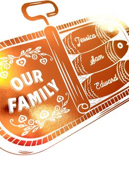 Personalised Family Sardine Tin Print, 7 of 10