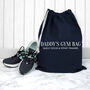 Personalised Cotton Gym Bag, thumbnail 3 of 12