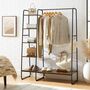 Clothes Rail With Shoe Rack Storage Side Hooks, thumbnail 1 of 8