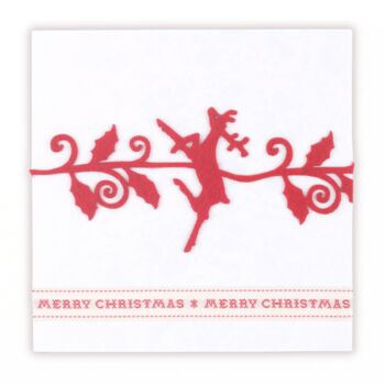 Handmade 'Red Christmas Reindeer' Card, 4 of 4
