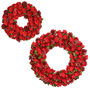 Extra Large Luxury Christmas Roses Wreath, thumbnail 2 of 6