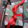 Woodland Robin Christmas Wrapping Paper, thumbnail 3 of 6