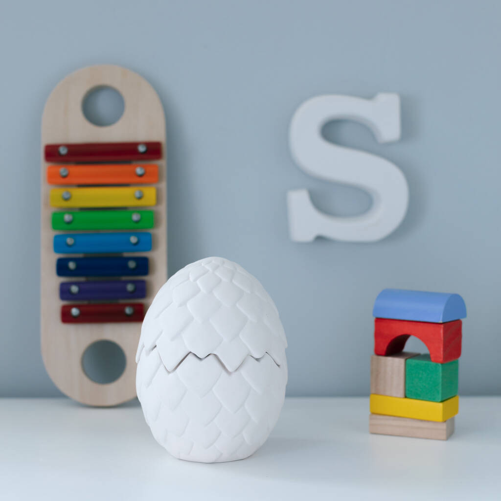 Paint Your Own Ceramic Dragon Egg Box Kit By Star Glazers