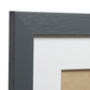 Dark Grey Wooden Picture Frame, thumbnail 2 of 5