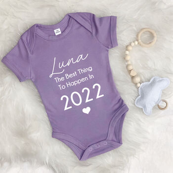 Personalised Babygrow The Best Thing To Happen In, 7 of 9
