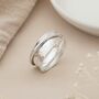 Personalised Sterling Silver Single Spinner Ring – 8mm, thumbnail 3 of 7