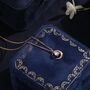 Moonstone Moon And Droplet Pendant Necklace, thumbnail 2 of 11