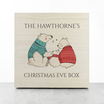 Personalised Polar Bear Christmas Box, 5 of 6