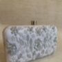 Light Pink Handcrafted Rectangular Clutch Bag, thumbnail 1 of 10