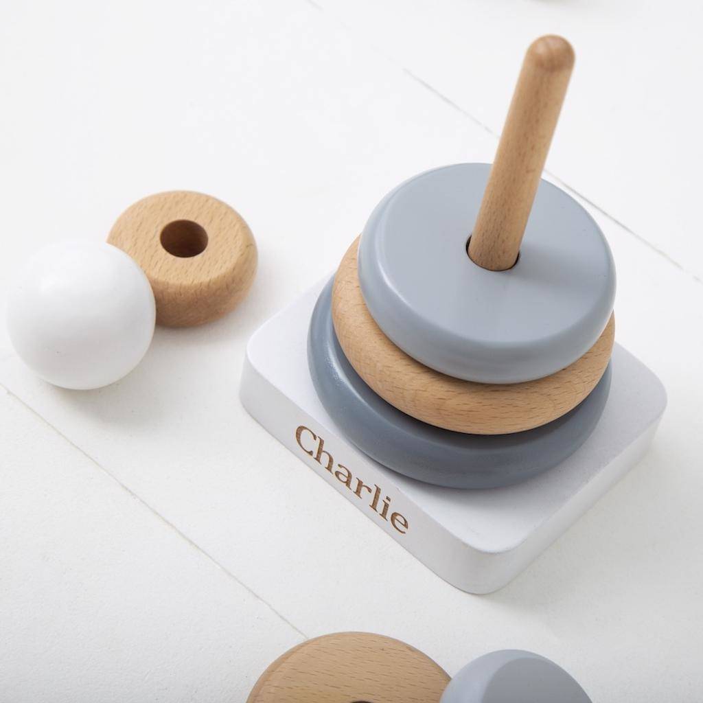 wooden animal stacker
